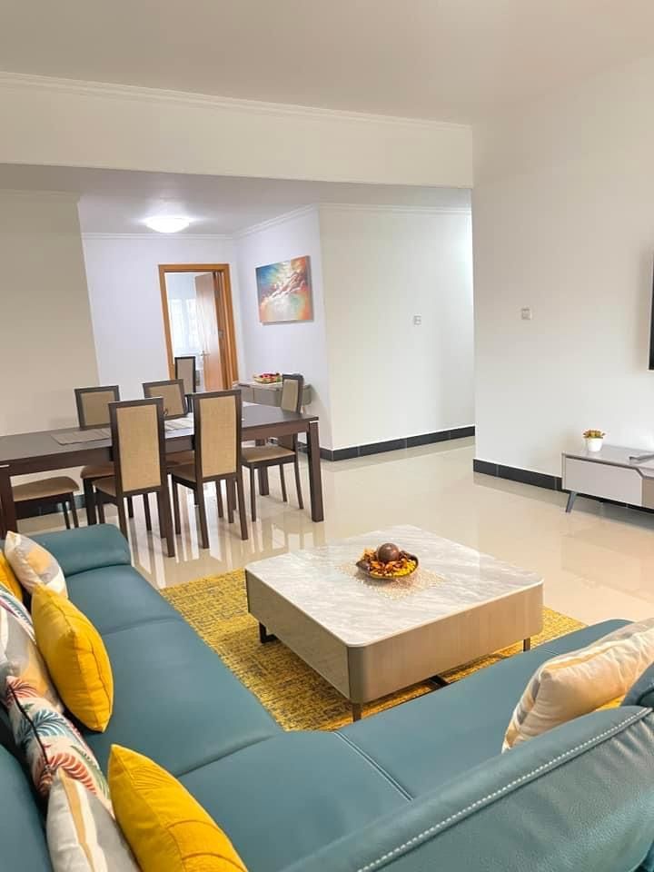 Salon meublé d’un appartement témoin